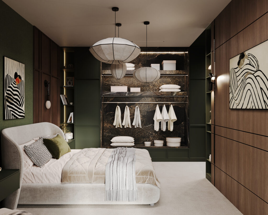 Green Bedroom